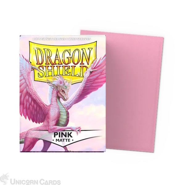 Dragon Shield - Pink - 100 Matte Sleeves