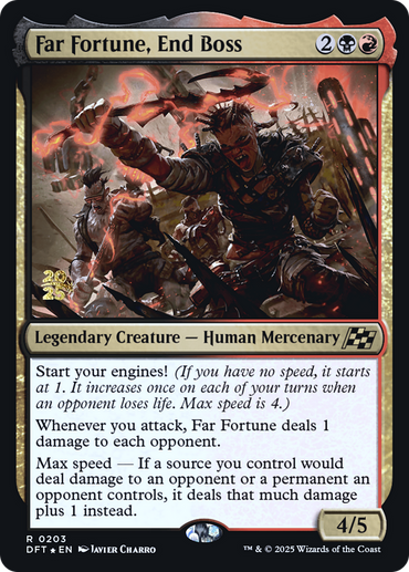 Far fortune, End Boss [Aetherdrift Prerelease Promos]