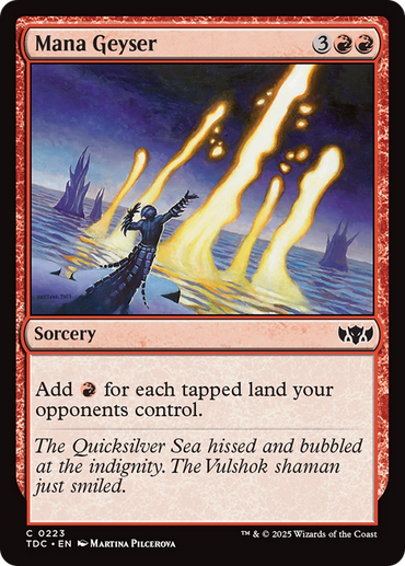 Mana Geyser [Tarkir: Dragonstorm Commander]