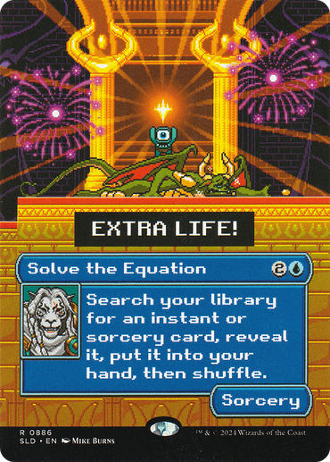 Solve the Equation (0886) (Rainbow Foil) [Secret Lair Drop Series]