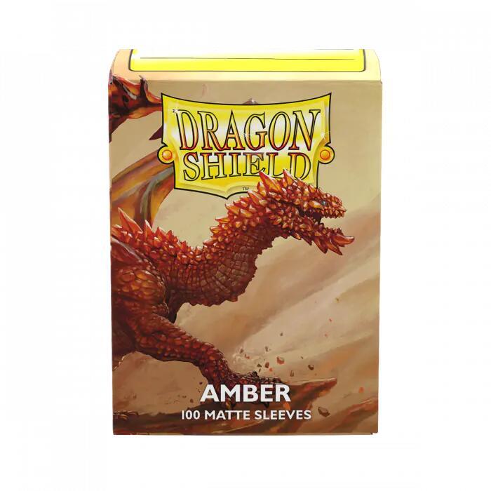 Dragon Shield - Amber - 100 Matte Sleeves