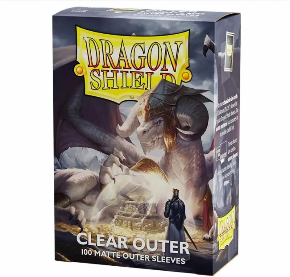 Dragon Shield - Clear Outer - 100 Matte Outer Sleeves
