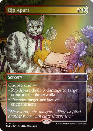 Rip Apart (1917) (Rainbow Foil) [Secret Lair Drop Series]