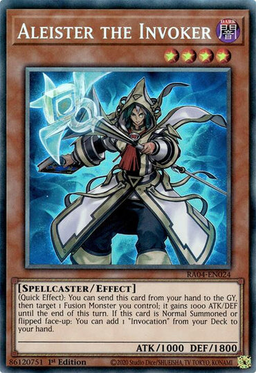 Aleister the Invoker (Alternate Art) [RA04-EN024] Prismatic Collector's Rare