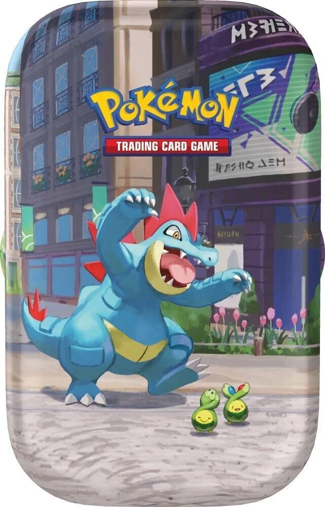 Lumiose City Mini Tin (Feraligatr & Budew) (PREORDER)