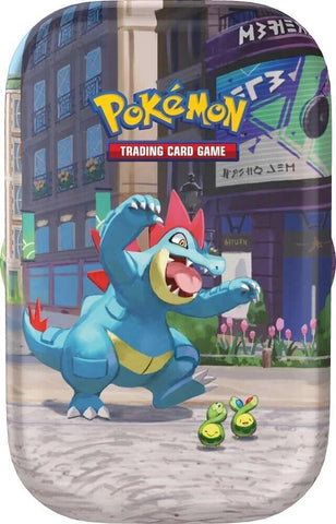 Lumiose City Mini Tin (Feraligatr & Budew) (PREORDER)