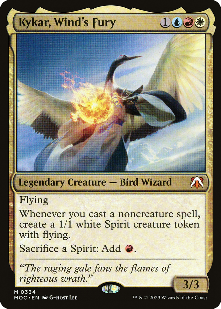 Kykar, Wind's Fury [March of the Machine Commander]