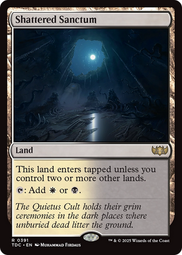 Shattered Sanctum [Tarkir: Dragonstorm Commander]