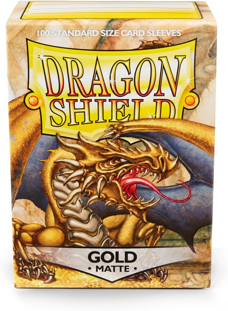 Dragon Shield - Gold - 100 Matte Sleeves