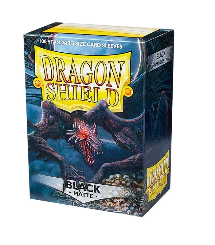 Dragon Shield - Black - 100 Matte Sleeves