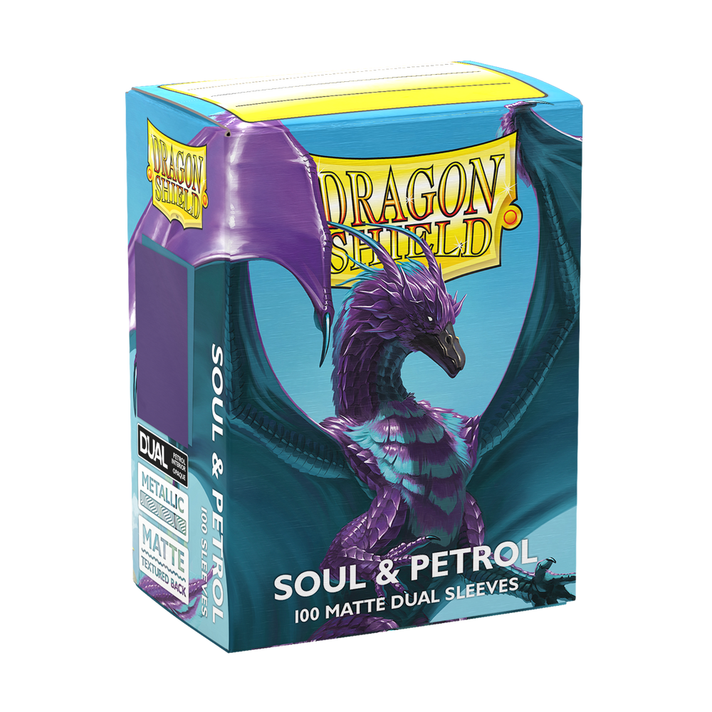 Dragon Shield - Soul & Petrol - 100 Matte Dual Sleeves