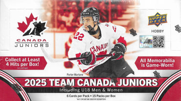 Upper Deck - 2025 Team Canada Juniors - Hobby Box
