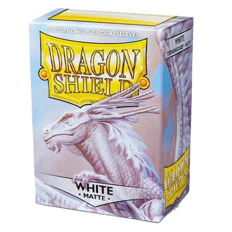 Dragon Shield - White - 100 Matte Sleeves