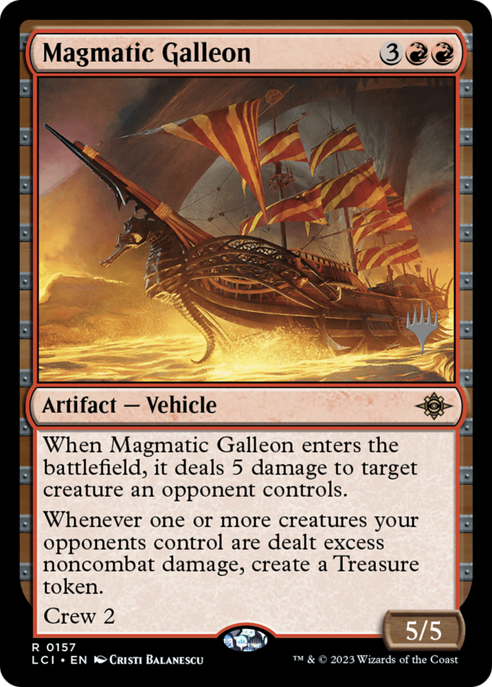 Magmatic Galleon (Promo Pack) [The Lost Caverns of Ixalan Promos]