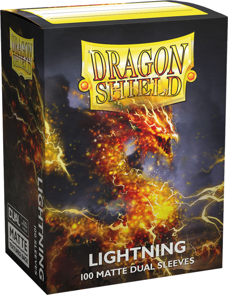 Dragon Shield - Lightning - 100 Matte Dual Sleeves