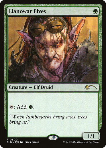 Llanowar Elves (0800) [Secret Lair Drop Series]