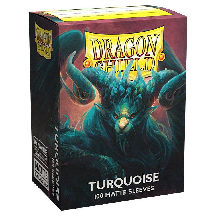 Dragon Shield - Turquoise - 100 Matte Sleeves